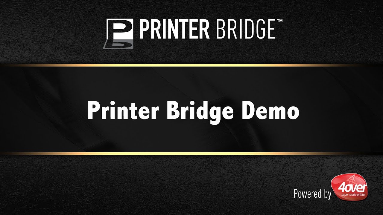 Printer Bridge storefront and admin demo